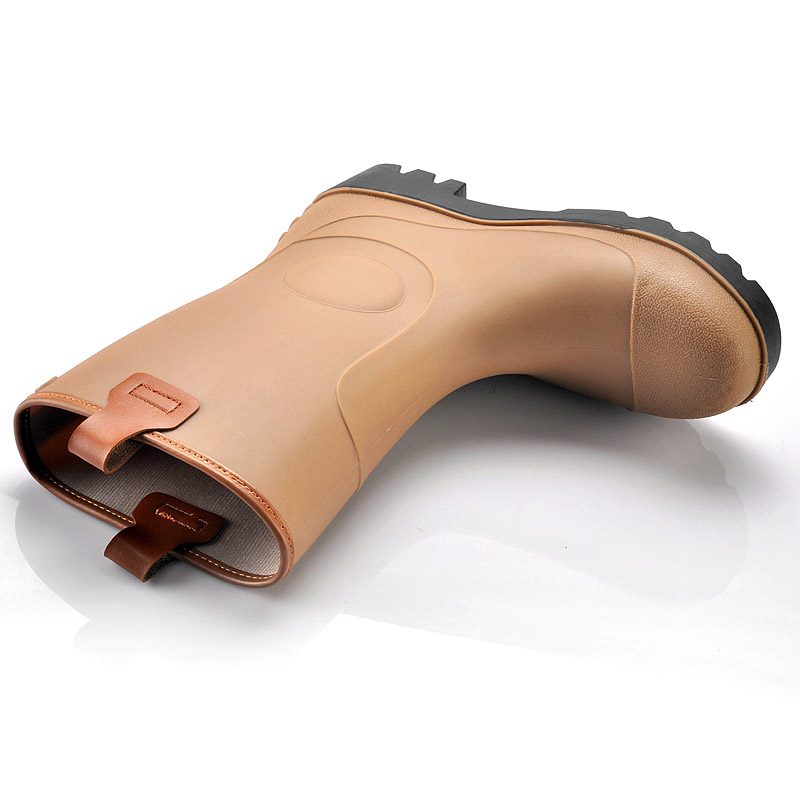 أحذية المطر سلامة اللثة W-6037 البني