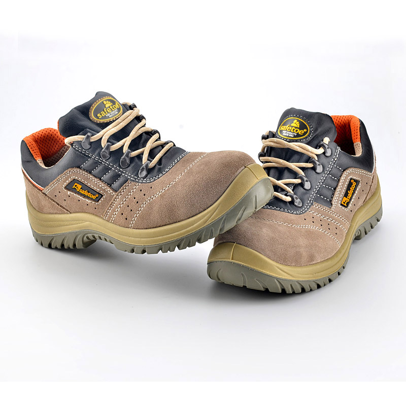 حذاء سلامة الصيف الصلب اصبع القدم L-7268 بيج