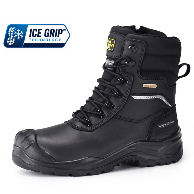 حذاء IceGrip فائق الأمان البارد مع عزل 400 جرام وسحاب مقاوم للماء | H-9552 آيس جريب